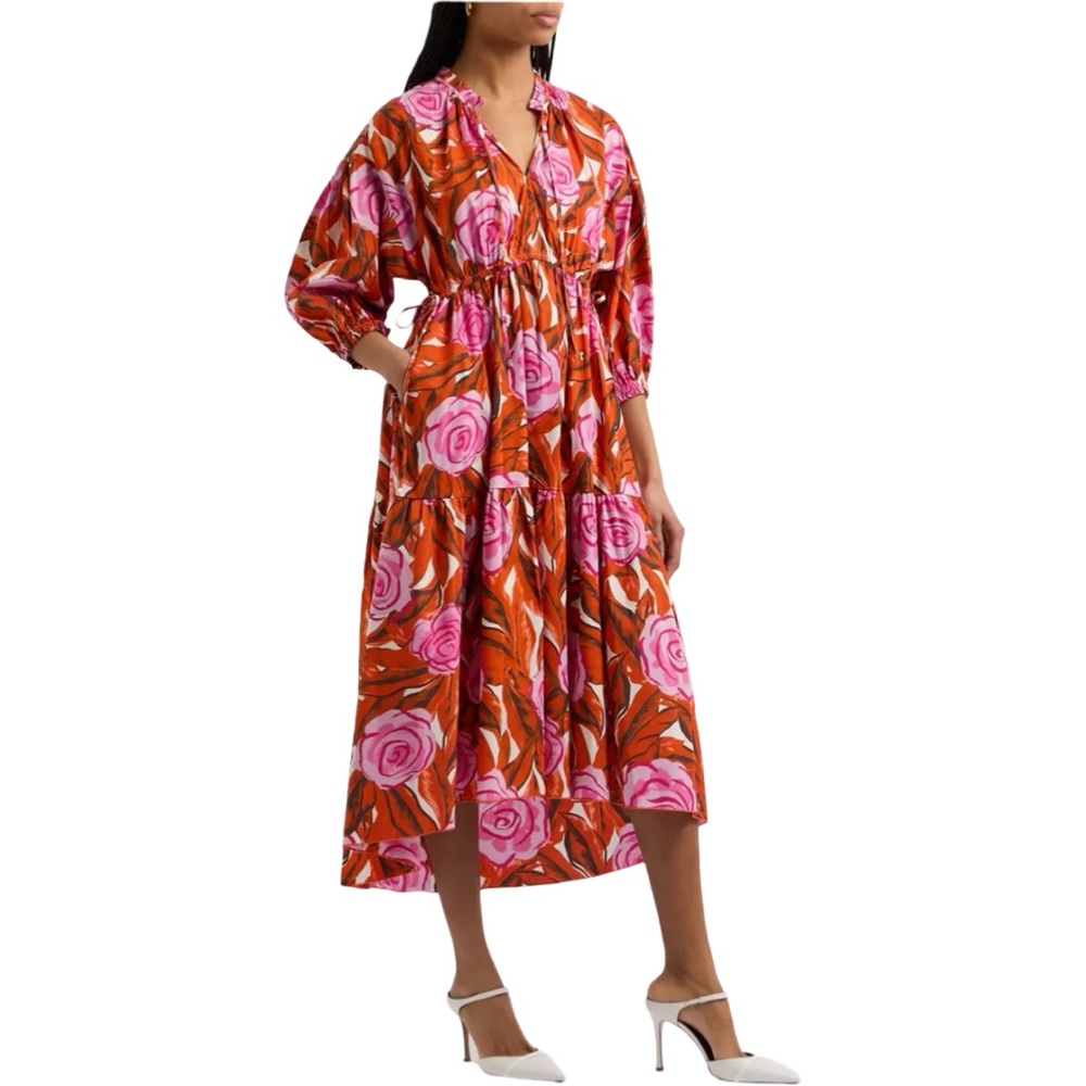 Diane von Furstenberg floral midi dress. NWT